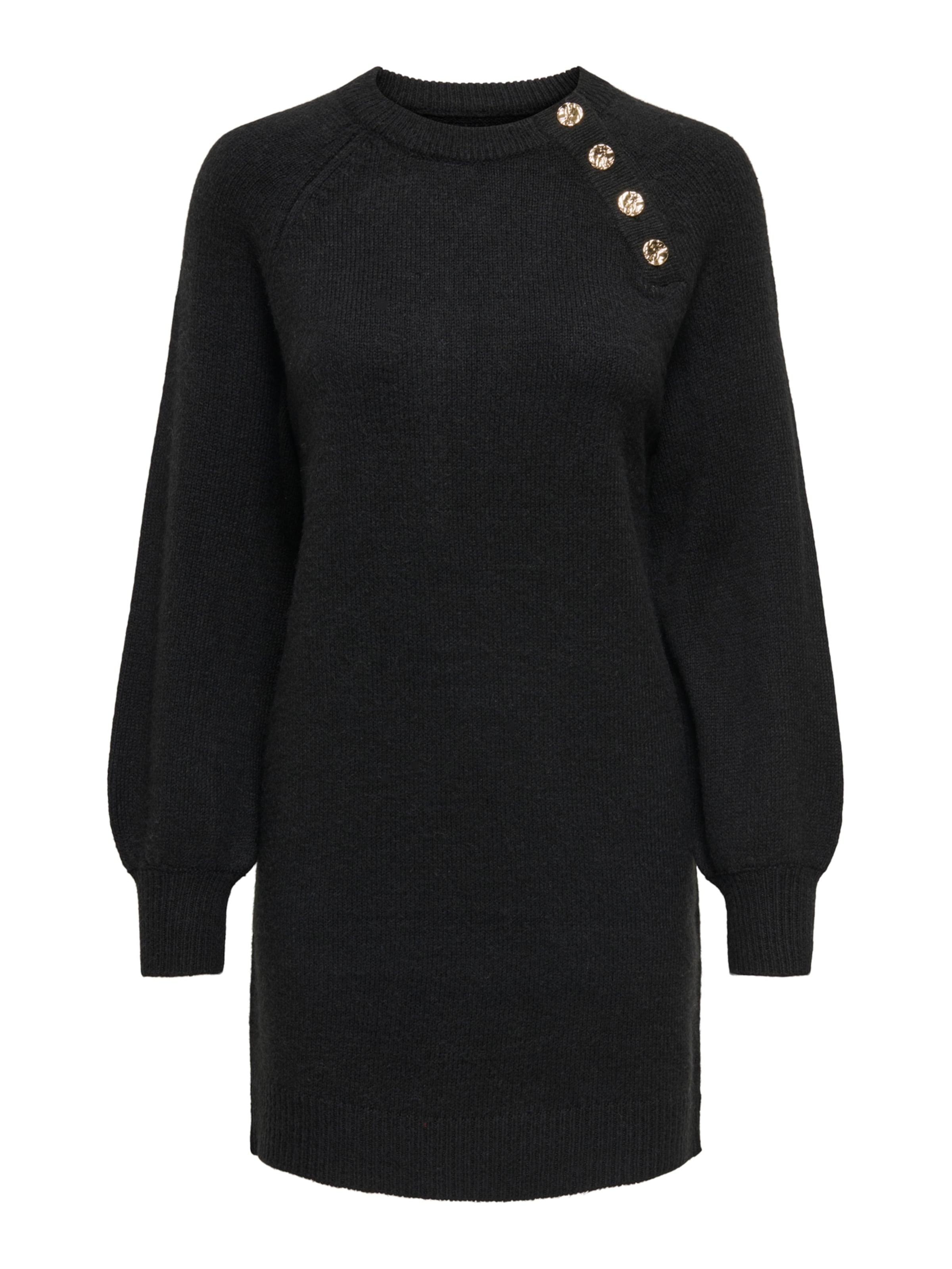 ONLY Knitted dress 'Emma' in Black: front