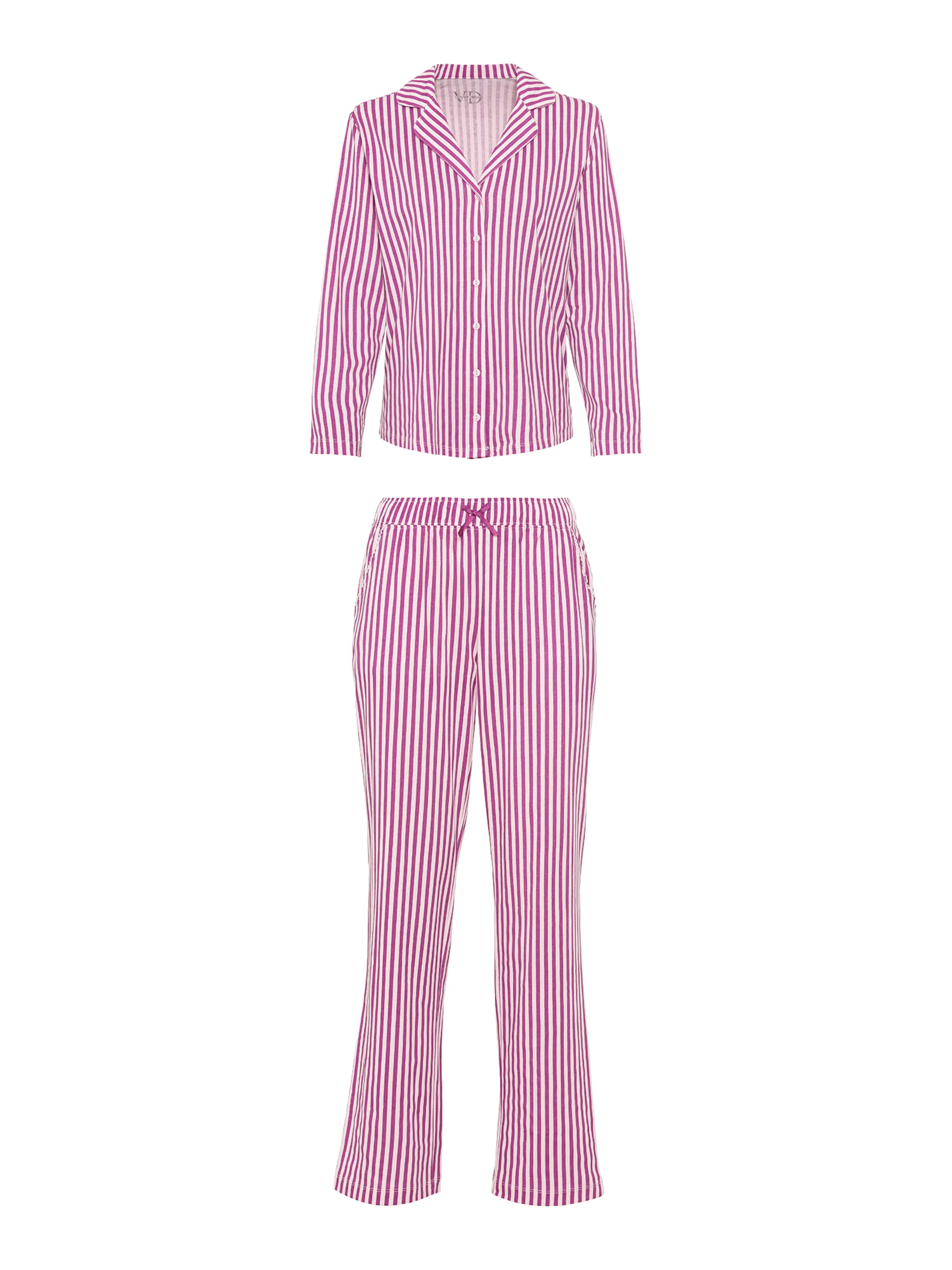 VIVANCE Pyjamas 'Dreams' i lila: framsida