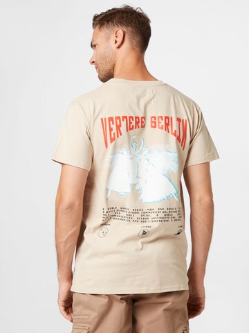 Vertere Berlin T-Shirt 'BODY TALK' in Beige: predná strana