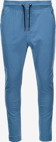 Ombre Pants 'P885' in Blue: front