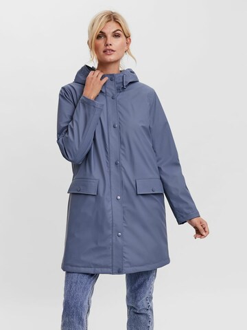 VERO MODA Between-Seasons Coat 'Asta' in Blue: front