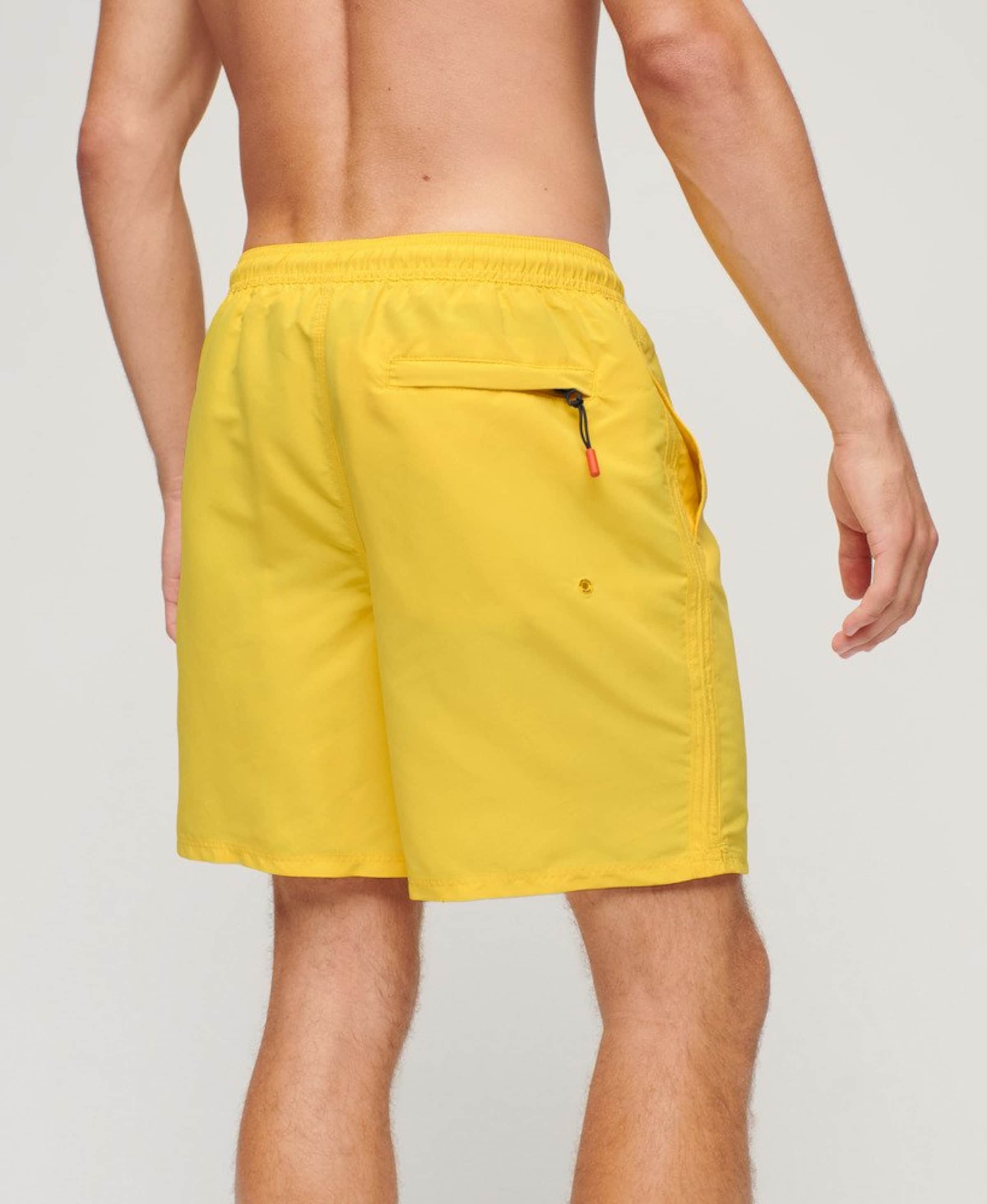 Superdry Board Shorts in Yellow ABOUT YOU