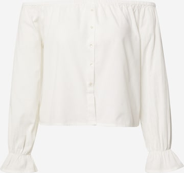 ONLY - Blusa en blanco: frente