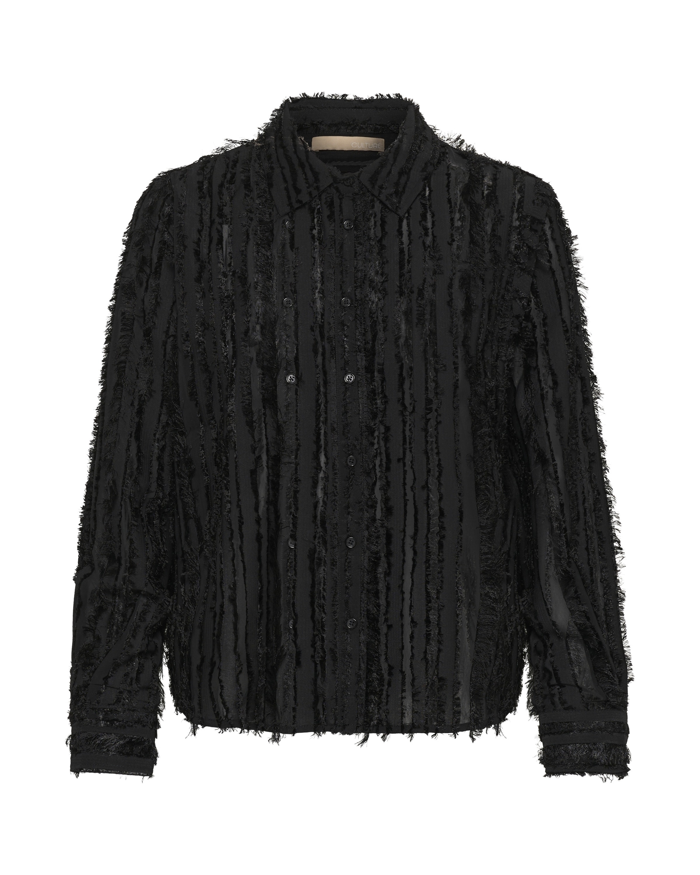 CULTURE - Blusa 'WASA' em azul: frente