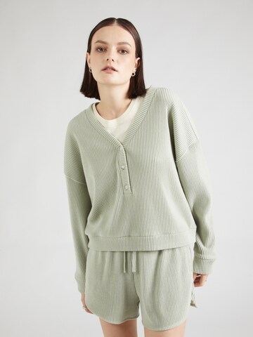 Abercrombie & Fitch Sweatshirt in Groen: voorkant