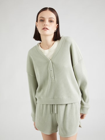 Abercrombie & Fitch Sweatshirt i grøn: forside
