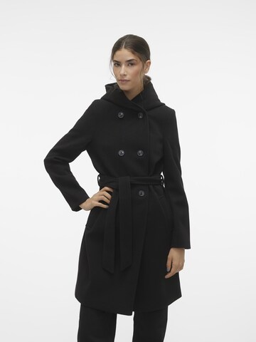 Manteau mi-saison 'Vincefiona' VERO MODA en noir : devant