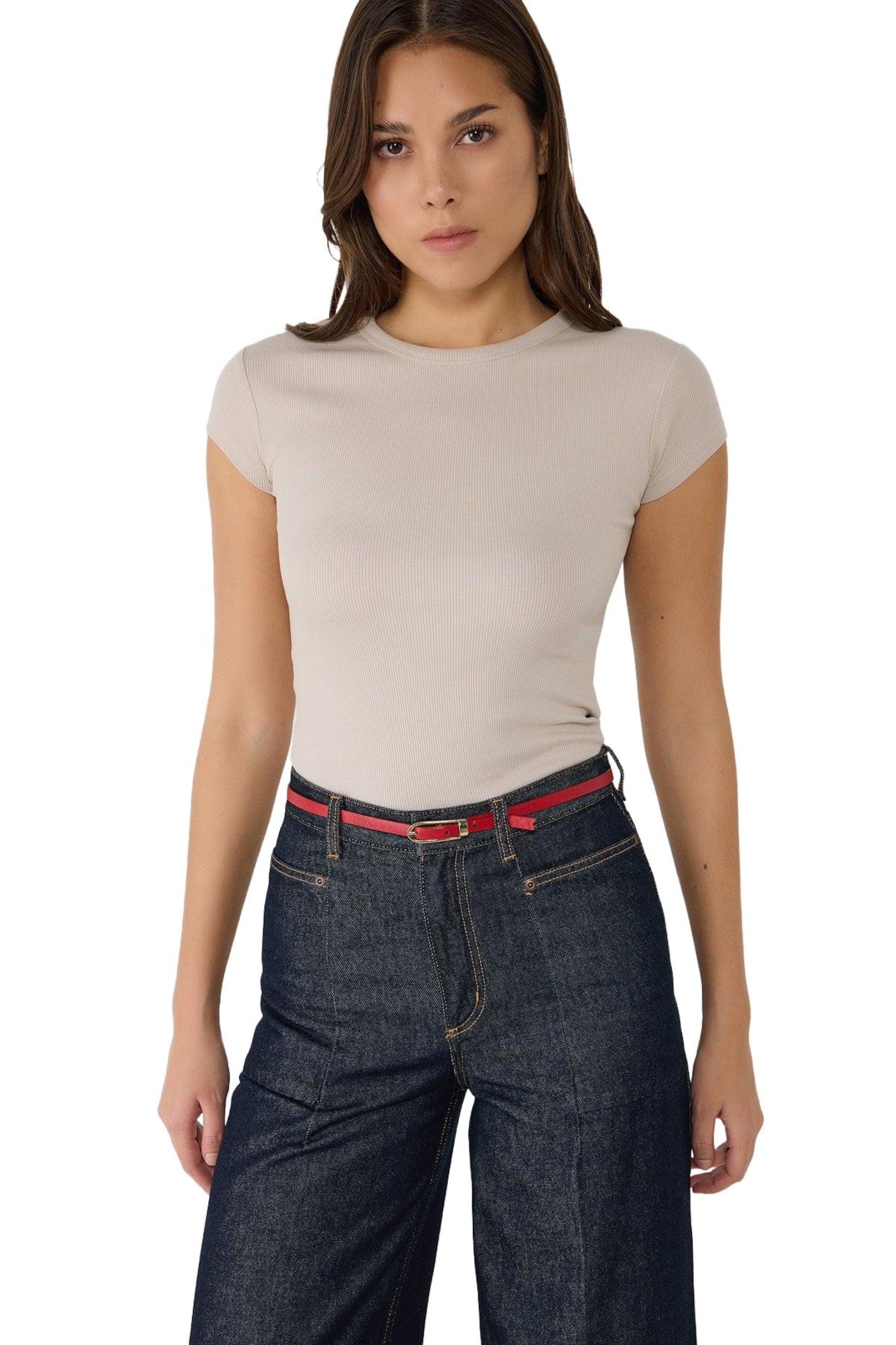 No Matter What Shirt in Beige: front