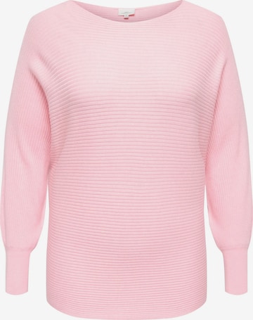 ONLY Carmakoma Pullover 'CARNew Adaline' in Pink: Vorderseite