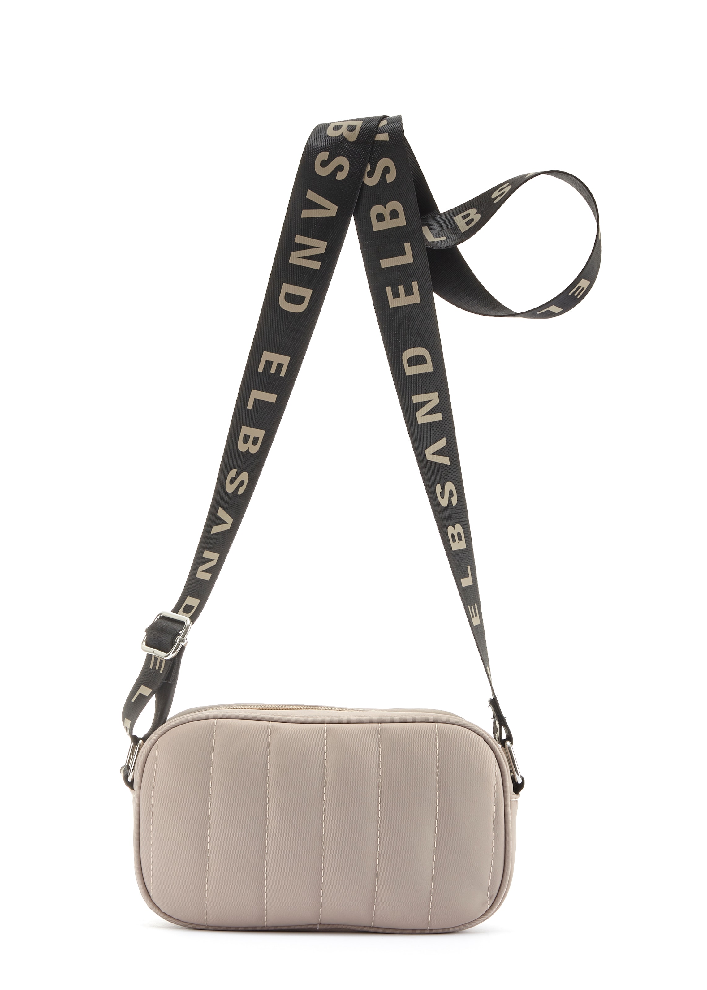 Elbsand Axelremsväska i beige: framsida