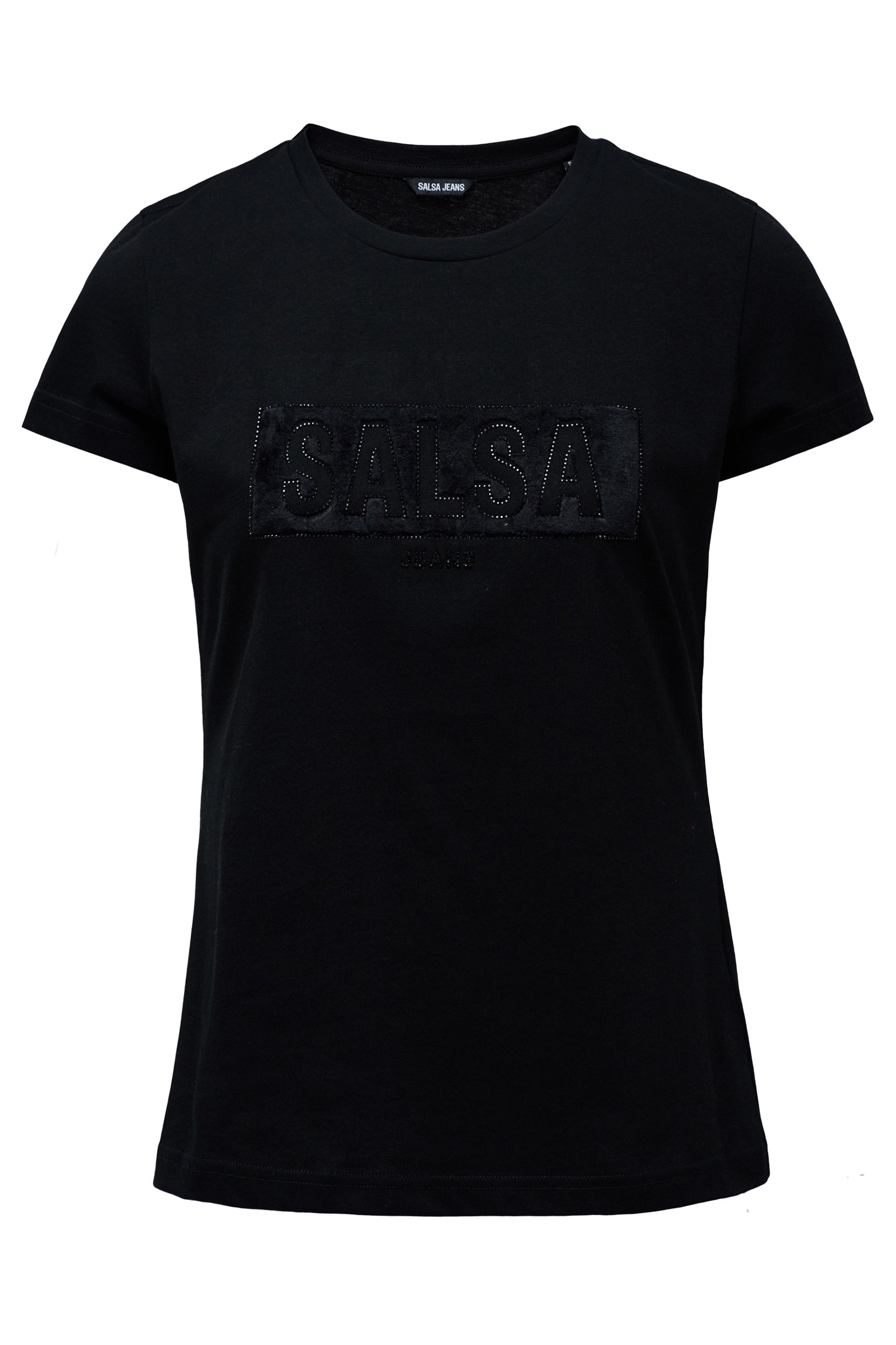 Salsa Jeans T-shirt in schwarz, Produktansicht