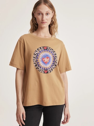 T-shirt ' Karen ' Odd Molly en gris : devant