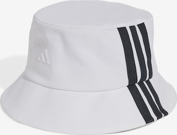ADIDAS PERFORMANCE Панама '3-Stripes Bucket' в Белый: спереди