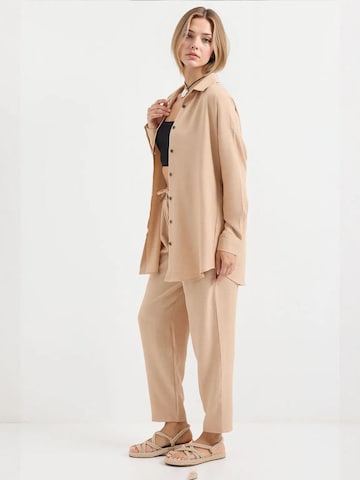 Bigdart - Calças de fato em bege