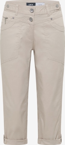 CECIL Pants 'New York' in Beige: front