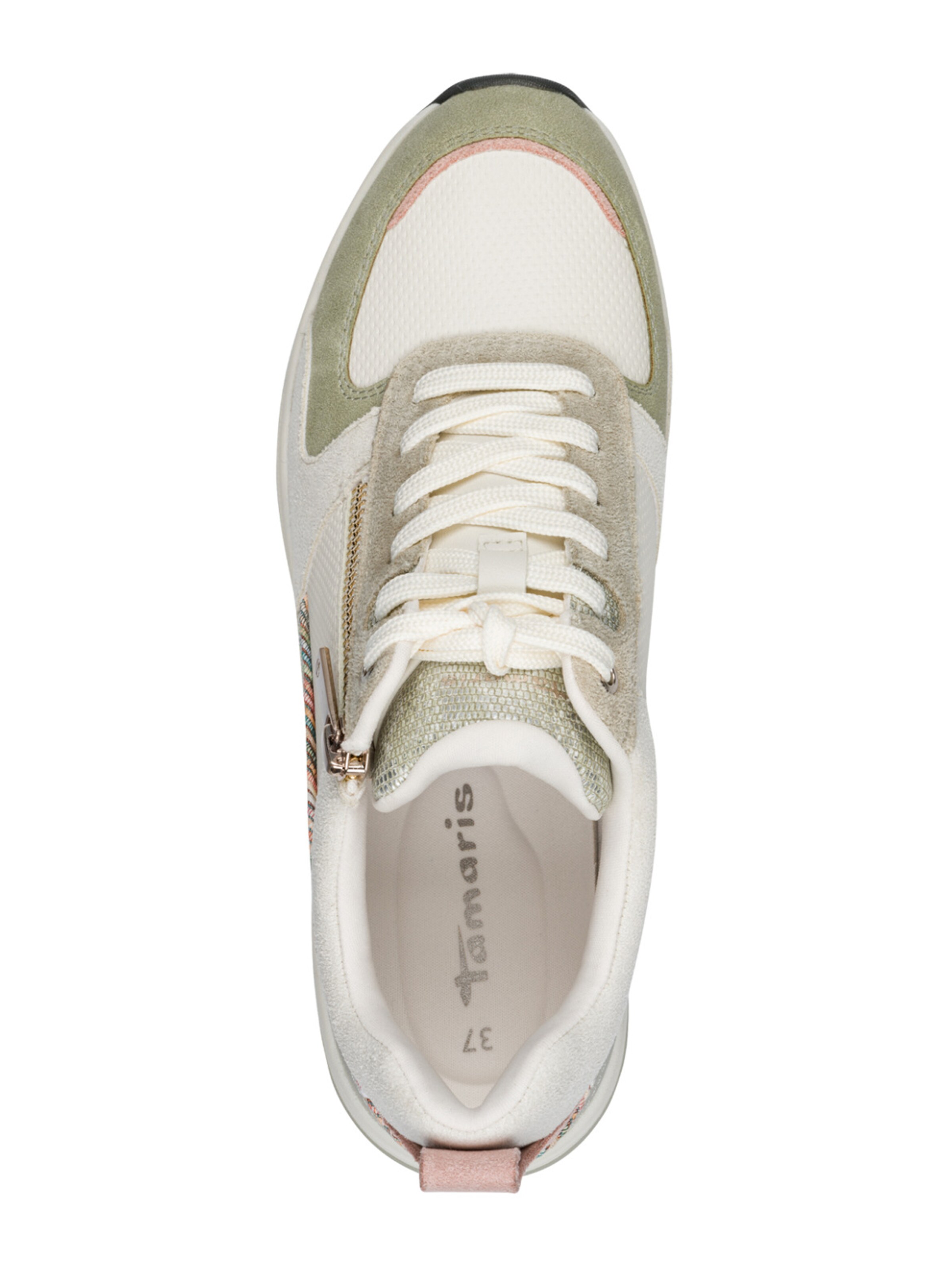 Tamaris Trampki niskie w kolorze zielony