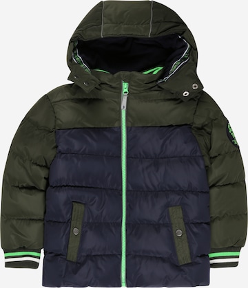 SALT AND PEPPER Winter Jacket in Green: front