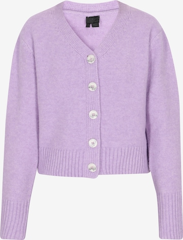 DreiMaster Klassik Strickjacke in Lila: Vorderseite