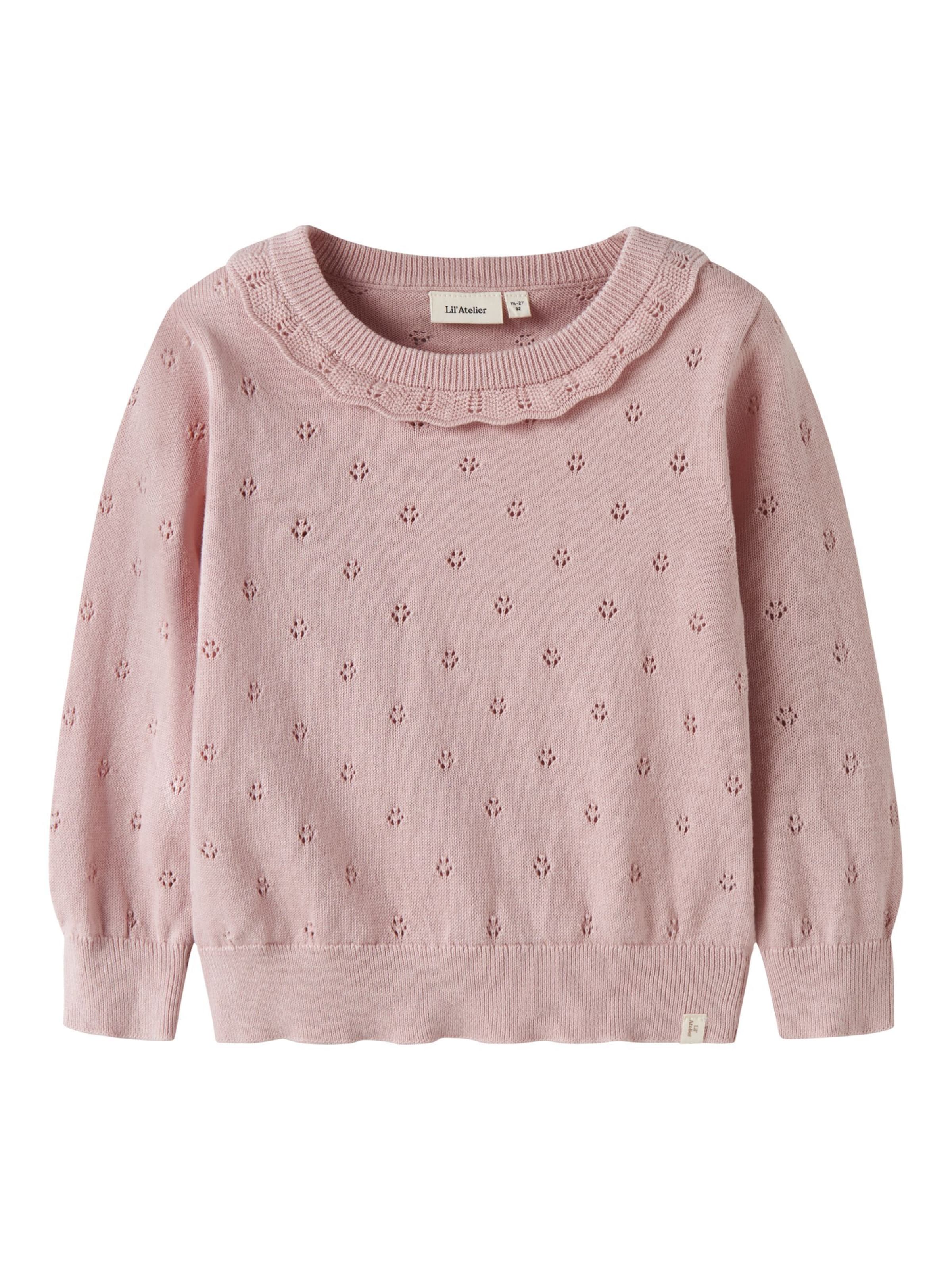 Pull-over Lil'Atelier en rose : devant