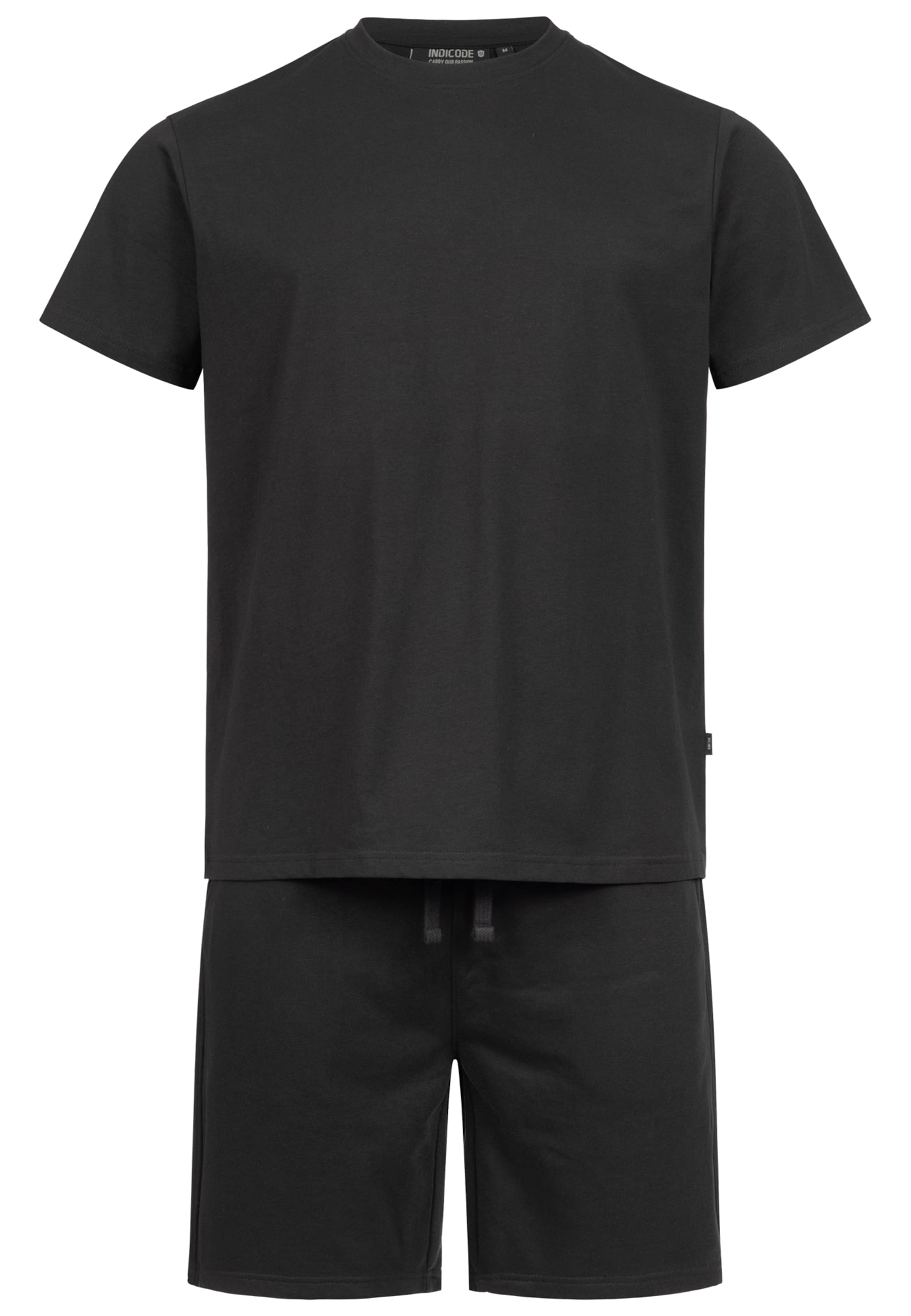 INDICODE JEANS Loungewear in Black: front
