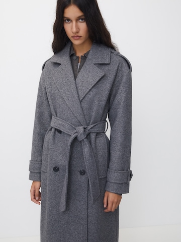 Pull&Bear Between-Seasons Coat in Grey
