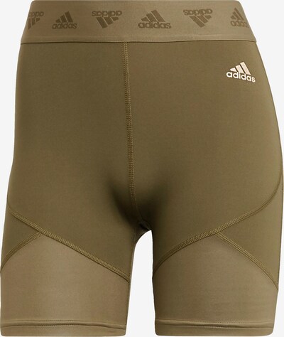 ADIDAS PERFORMANCE Sporthose in grün / weiß, Produktansicht