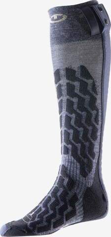 THERM-IC Athletic Socks 'Heat Fusion' in Grey: front