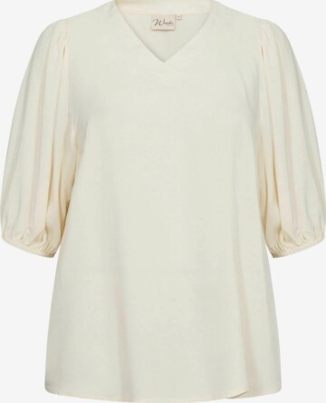 Chemisier 'Sia' Wasabi Concept en beige : devant