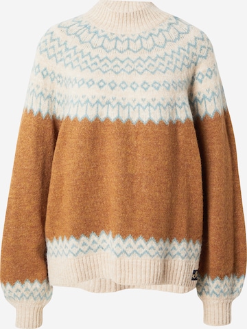 Superdry Sweater in Brown: front