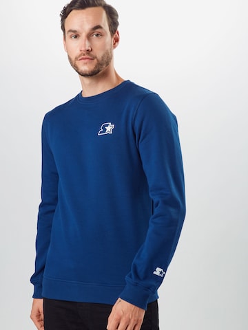 Starter Black Label Regular fit Sweatshirt in Blauw: voorkant