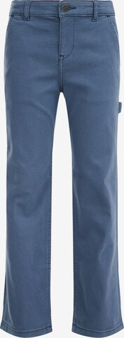 WE Fashion Regular Jeans in Blauw: voorkant