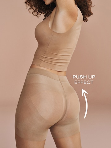 CALZEDONIA Tights 'Strong Sculpt' in Beige