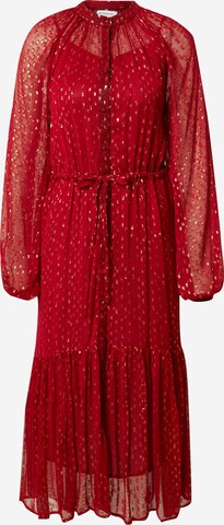 Robe-chemise Warehouse en rouge : devant