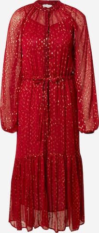 Robe-chemise Warehouse en rouge : devant