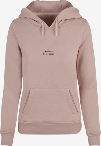 Mister Tee Sweatshirt 'Sunlover Starchaser' in Pink: Vorderseite