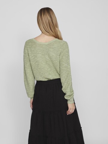 VILA Sweater 'Poca' in Green