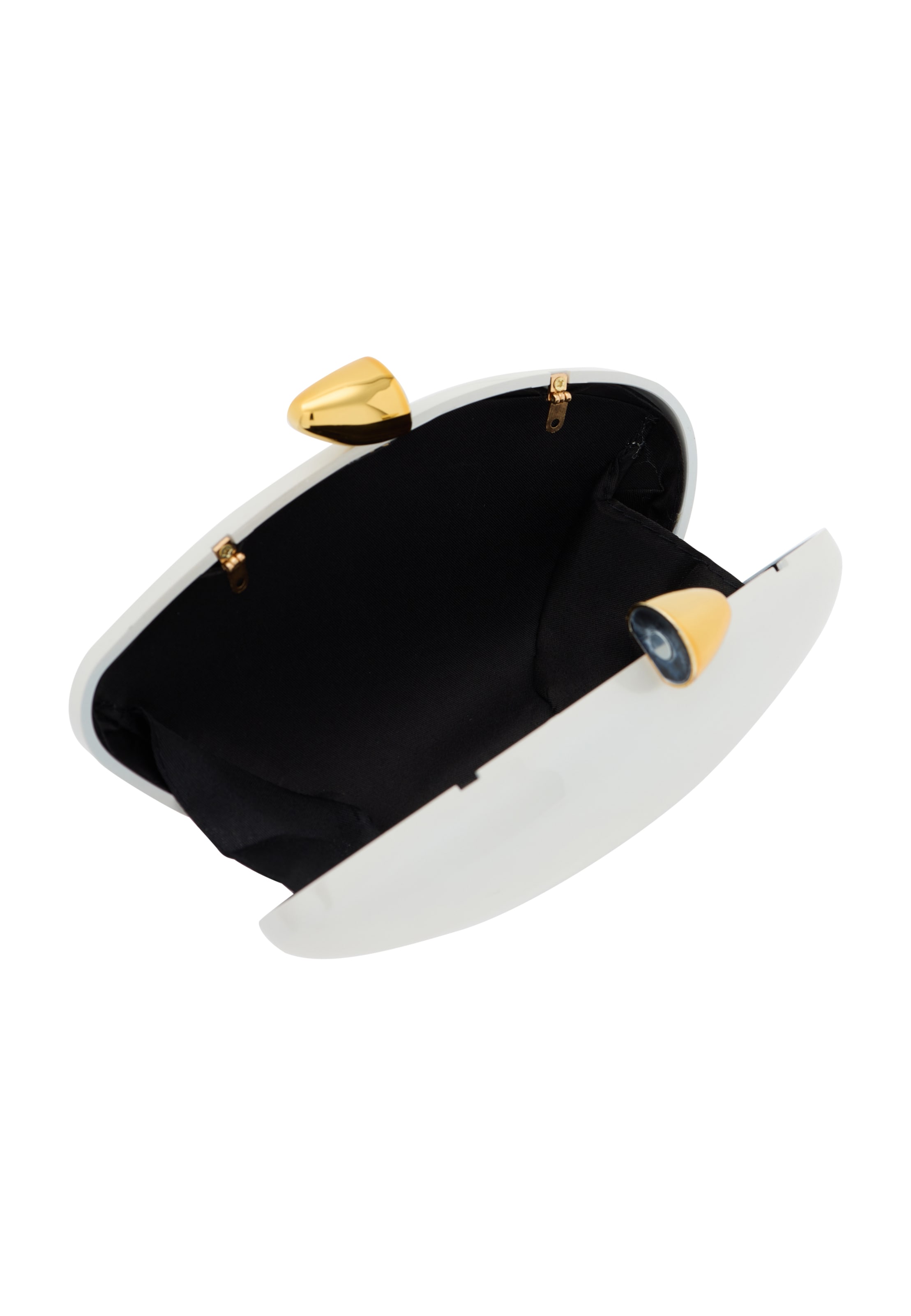 myMo at night Clutch in Weiß