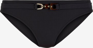 LASCANA Bikini Bottoms in Black: front