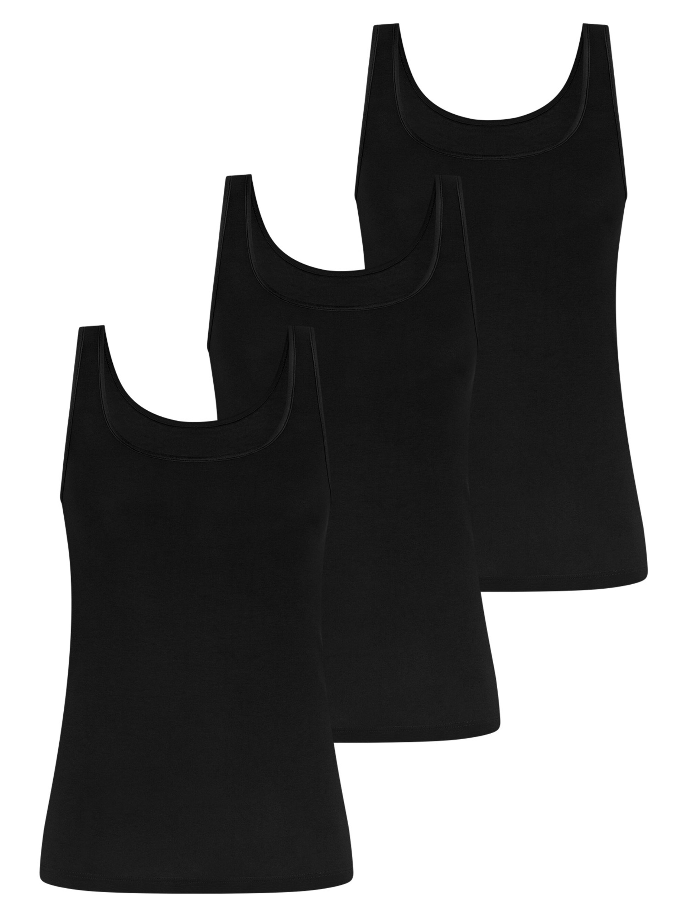 Mey Undershirt 'Modal Pure' in Black: front