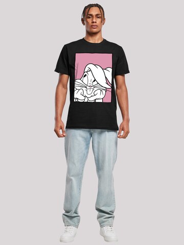 T-Shirt 'Looney Tunes Bugs Bunny Adore' F4NT4STIC en noir