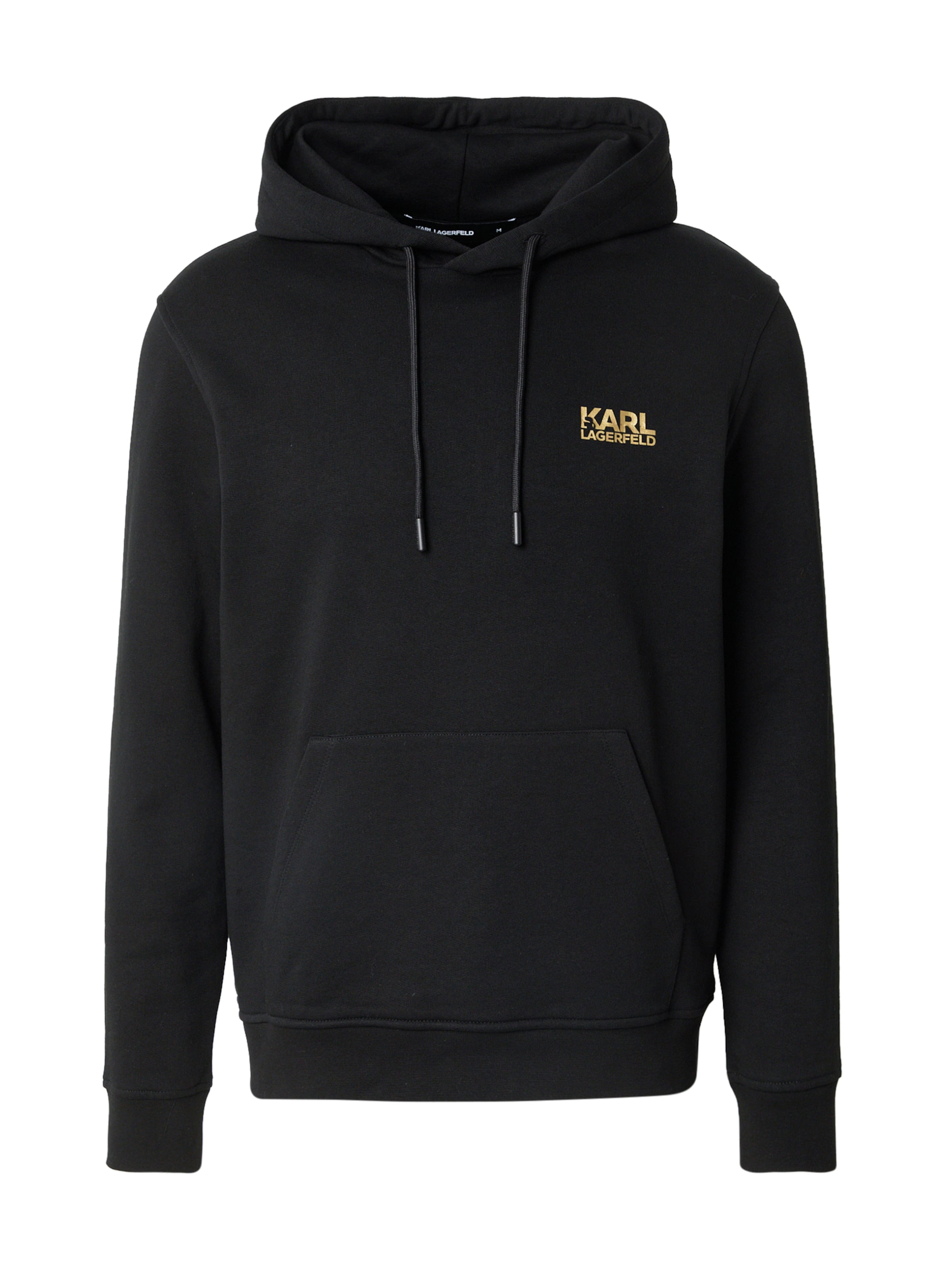 Karl Lagerfeld Μπλούζα φούτερ σε μαύρο: μπροστά