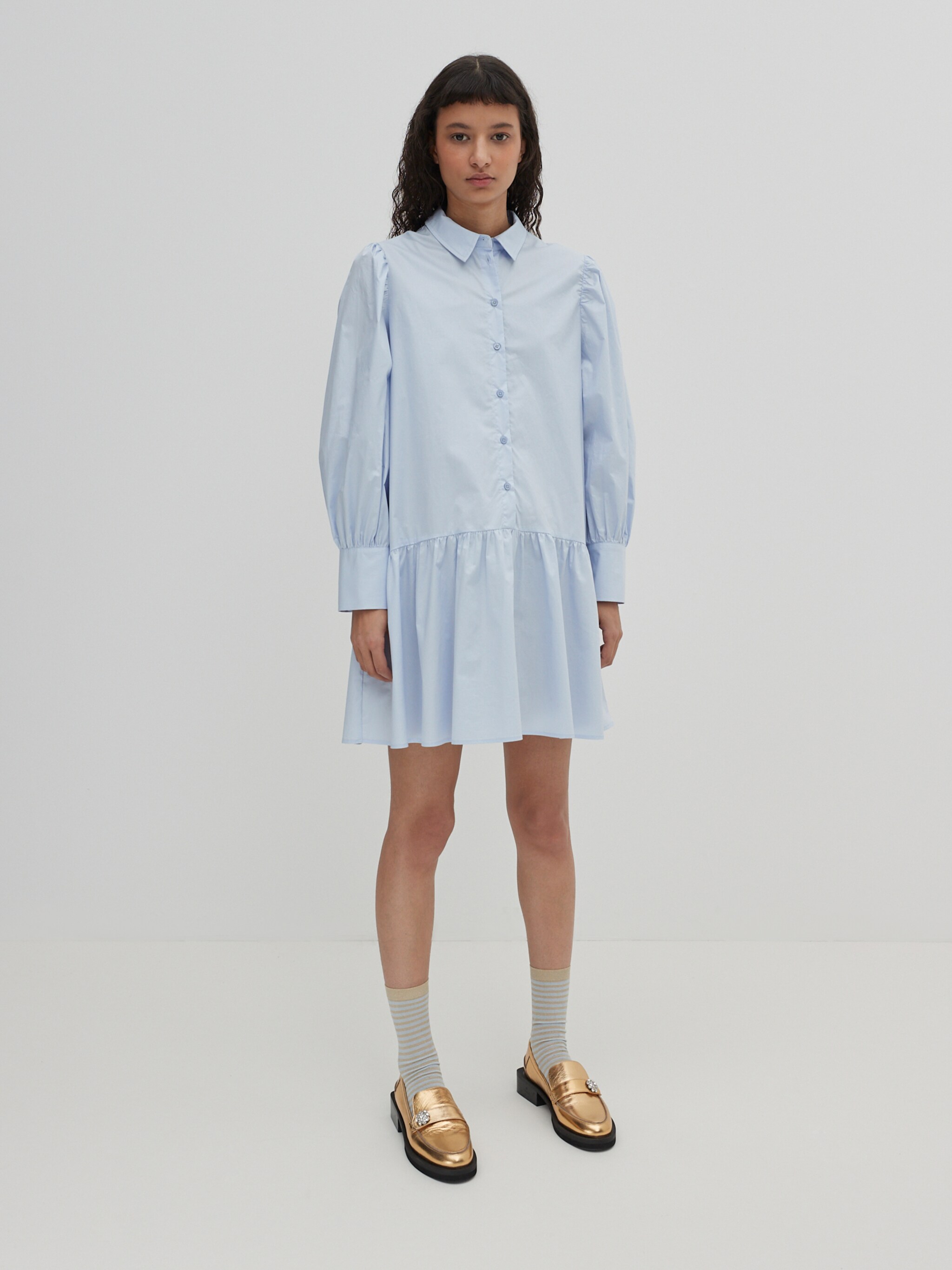EDITED Producten Blousejurk 'Rylee' Blauw
