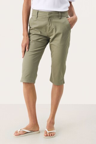 Regular Pantalon chino 'Renata' Part Two en gris : devant