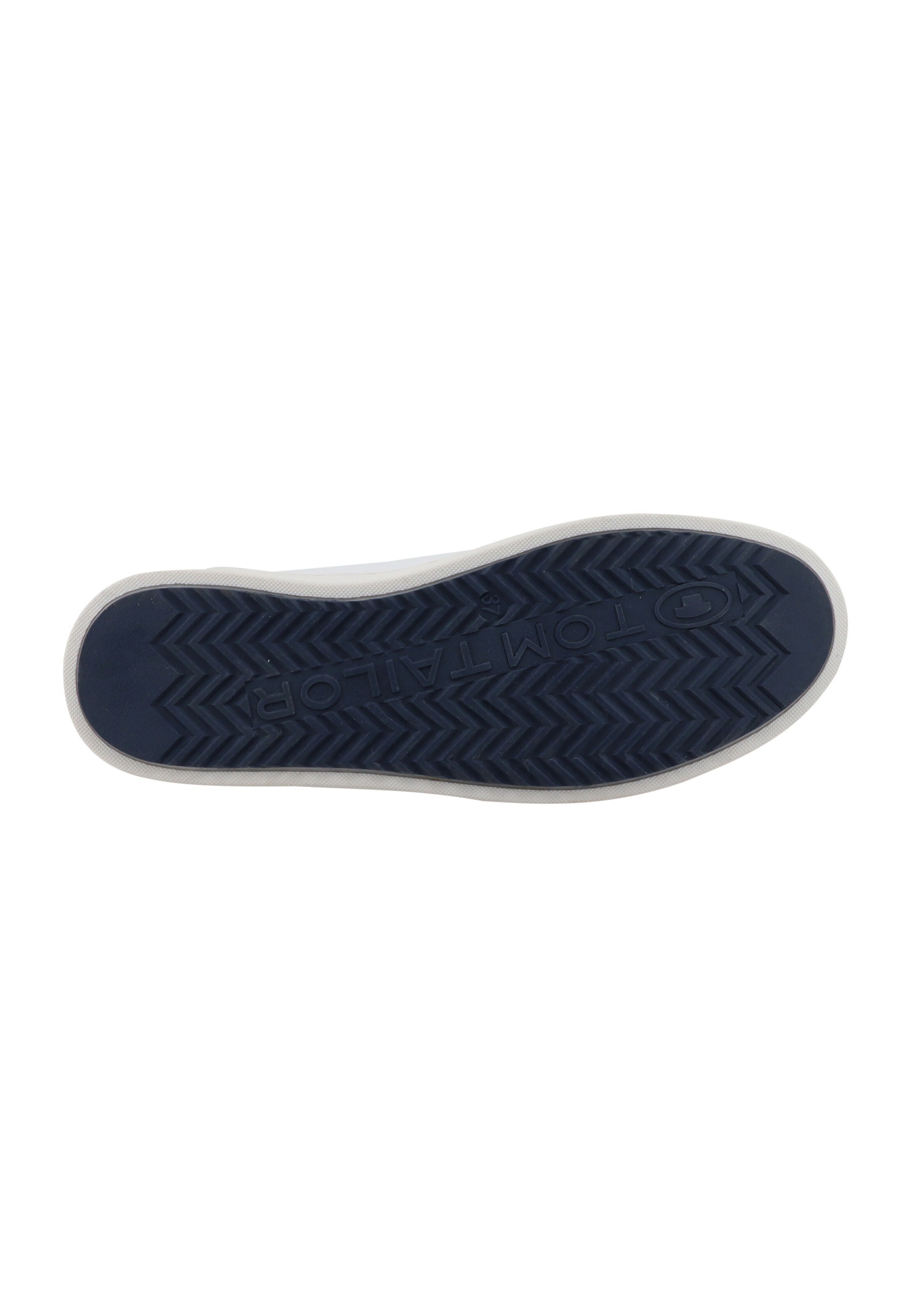 TOM TAILOR Sneakersy niskie w kolorze biały