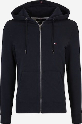 TOMMY HILFIGER - Sudadera con cremallera en azul: frente