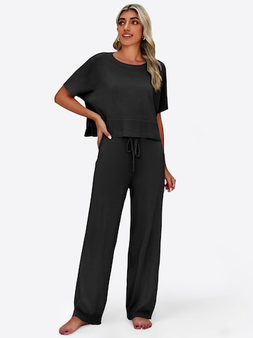 Imily Bela - Traje para estar en casa en negro: frente