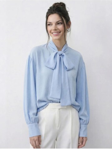 Chemisier Bianco Lucci en bleu