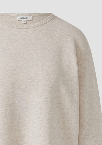 Sweat-shirt s.Oliver en beige