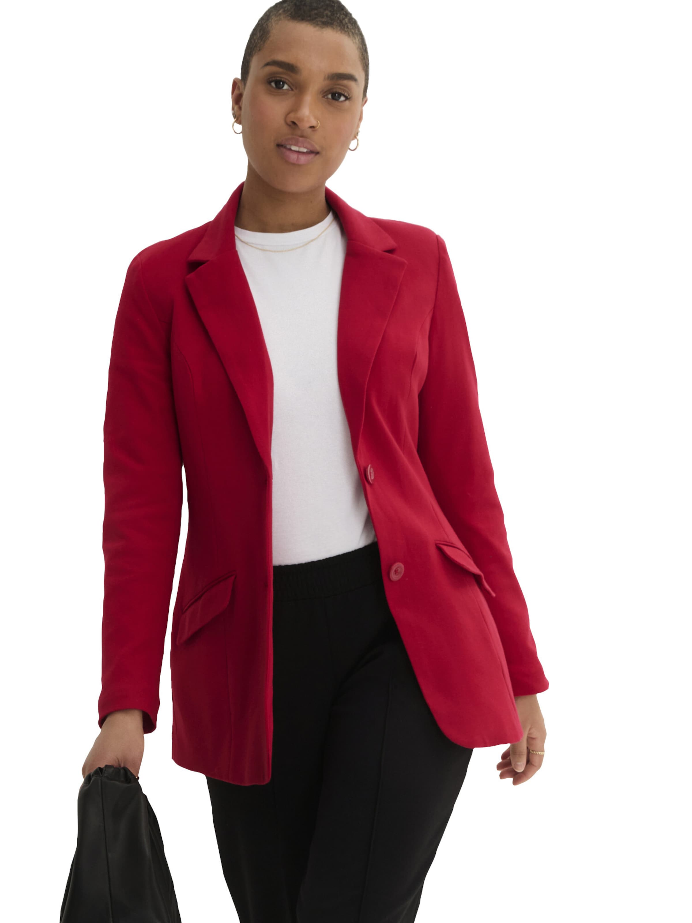 bonprix Oversize-Blazer ' ' in Rot: Vorderseite