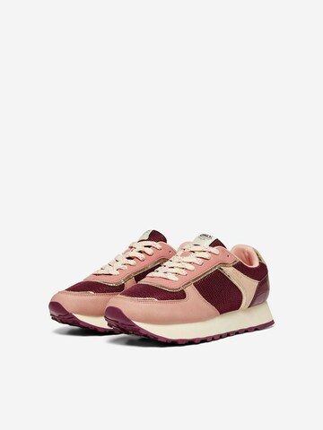 ONLY Sneaker low 'Sonia' i rød